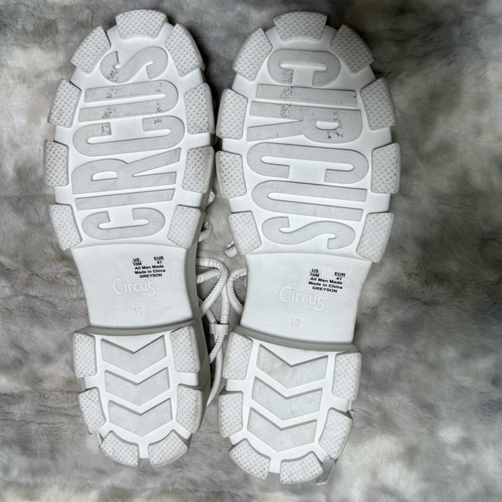 Circus by Sam Edelman Women's Greyson Platform Sandal 10 White - Picture 6 of 6